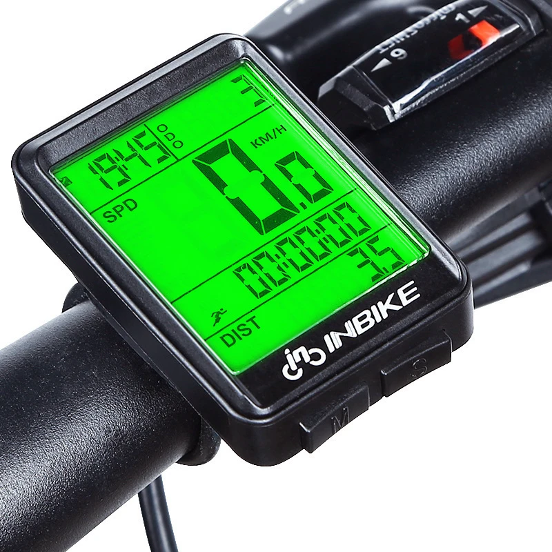 

2021 Wireless Waterproof Cycling Odometer Accessories Road Bike Meter Computers Cycle Bicycle Computer GPS, Black