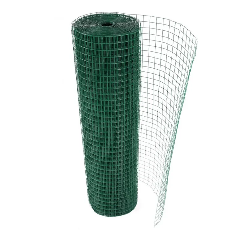

Low price Galvanized Welded wire Mesh 3/4 inch PVC Coated Welded Wire Mesh Panel Fence, Green