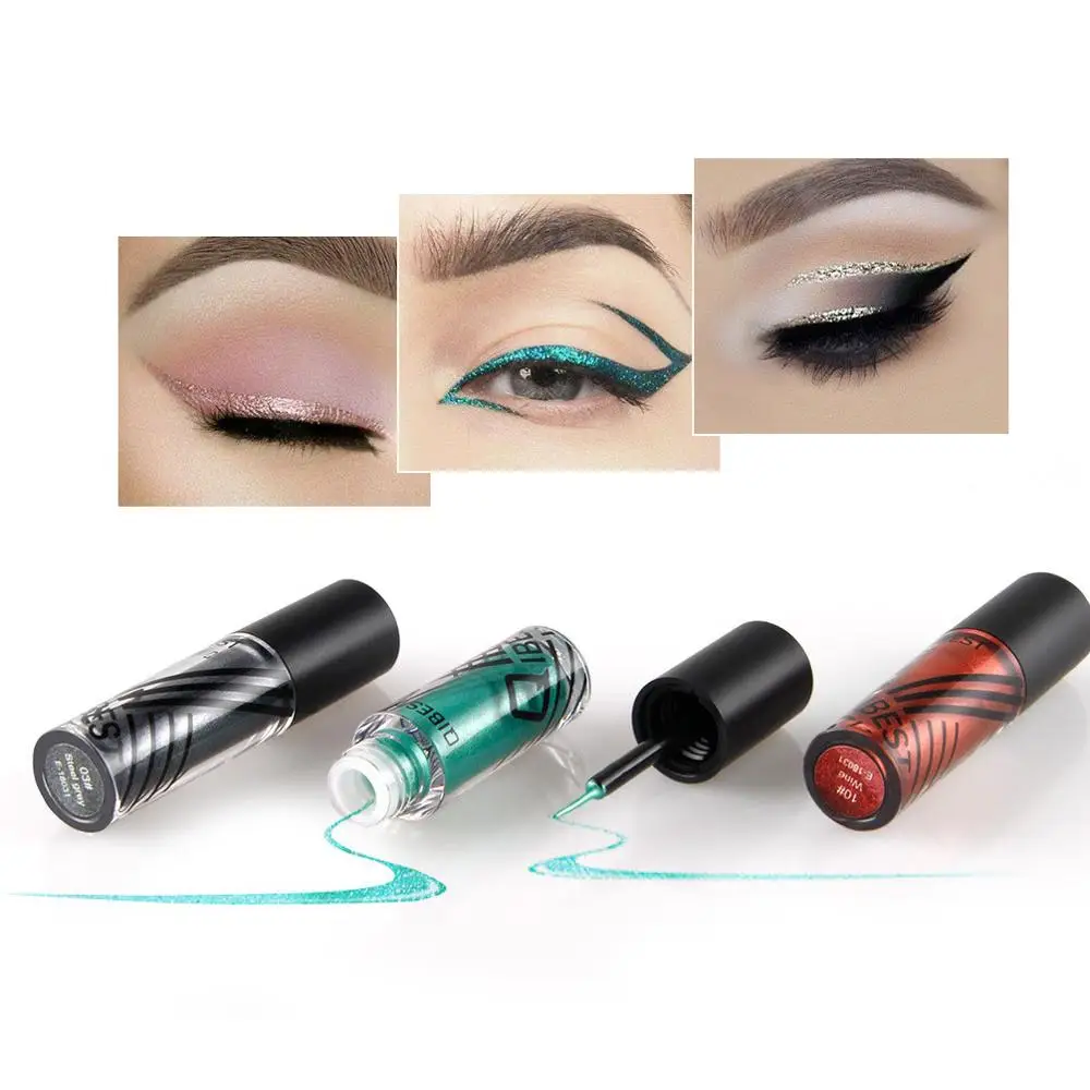 

waterproof liquid eyeliner colorful liquid eyeliner pearlescent eyeliner, Single-color