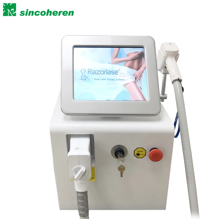 

Sincoheren Promotion Razorlase 3 wavelengths 755nm 1064n 808nm Diode Laser Hair Removal Machine Soprano, White