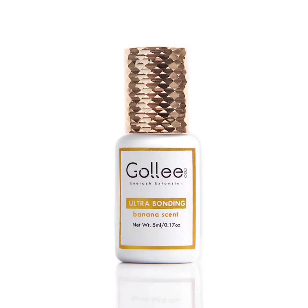 

Gollee #1 Long Lasting Best Volume Premium Private Label Adhesive For Banana Strong Organic Korean Japan Eyelash Extension Glue