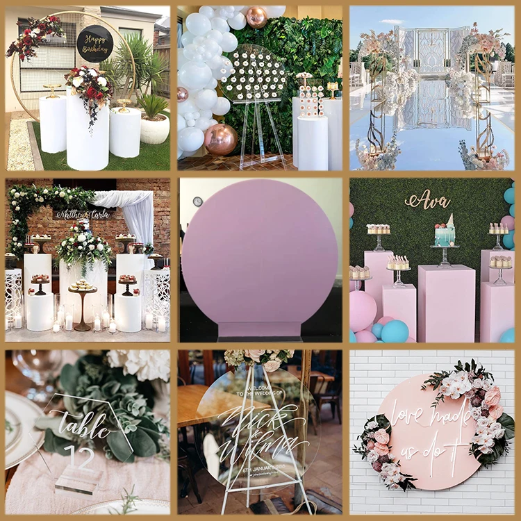 acrylic wedding products