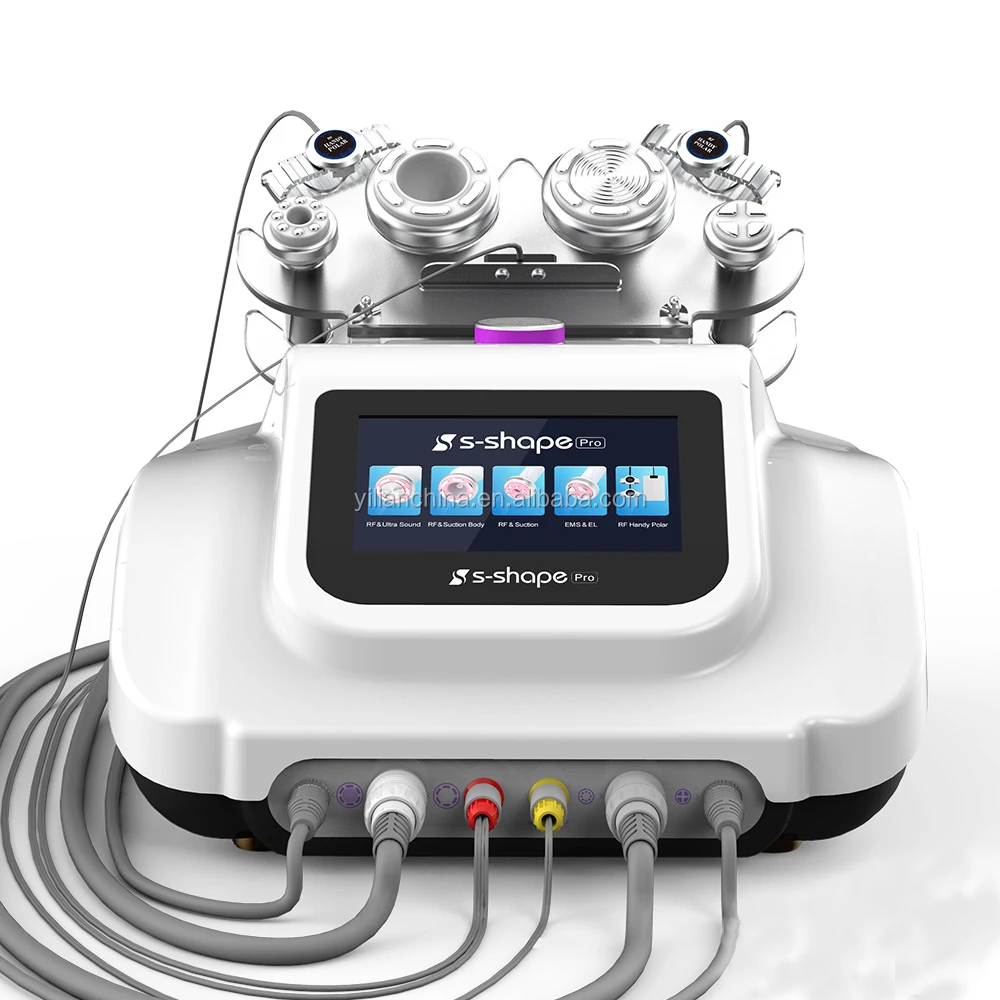 

Health S-SHAPE Ultrasound 30K Cavitation RF EMS Vacuum Slimming Machine For Weight Loss For Home Use