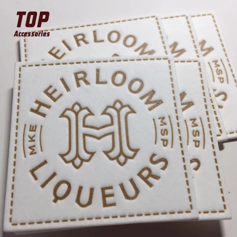 

The Popular  Metal LOGO Faux Leather Patches and Labels for Jeans