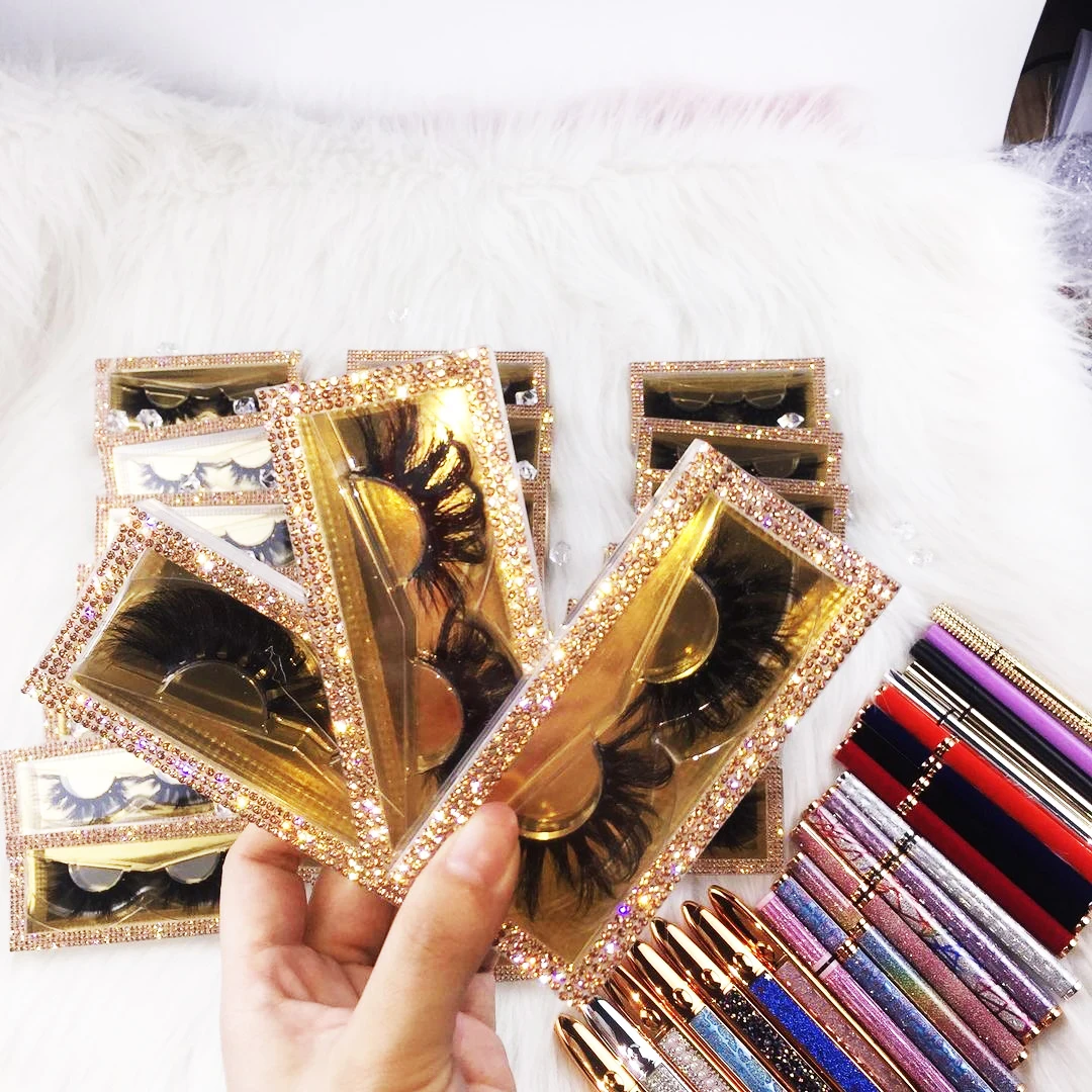 

wholesale private label diamond lash box Custom lash box with logo diamond lash box vender