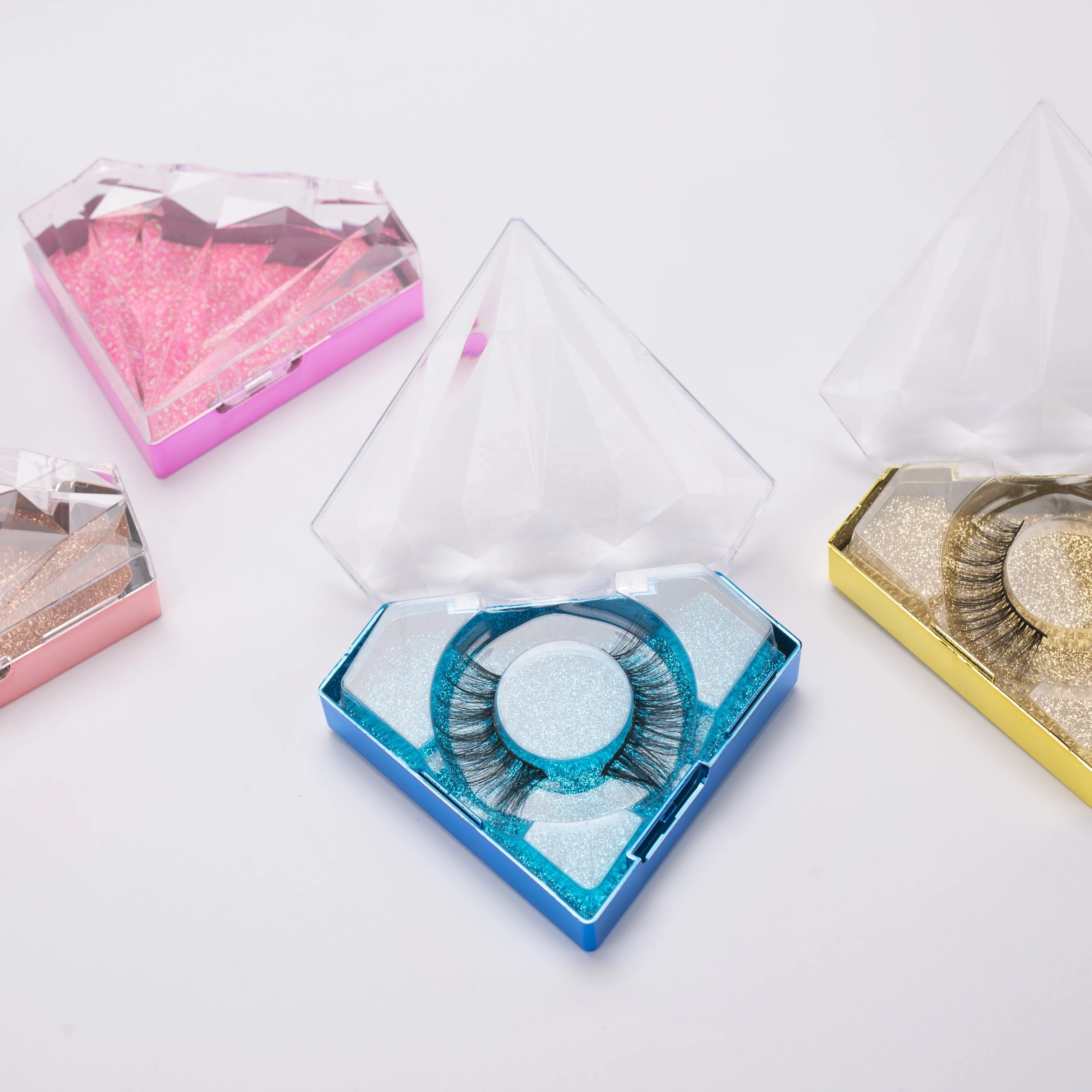 

False Eyelashes Faux Mink Eyelash With Black Cotton Stalk 0.07MM