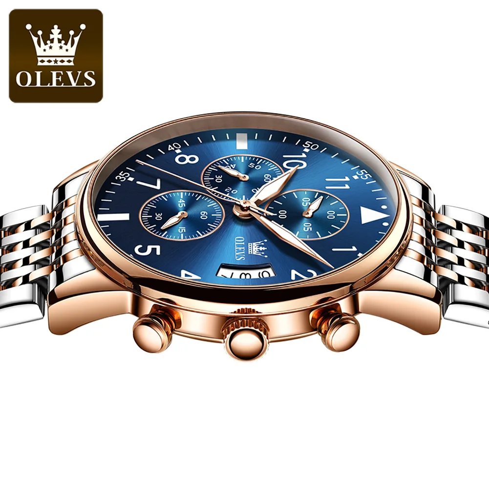 

OLEVS Brand Fashion Men Business Quartz Wrist Watch LOGO OEM Watch Factory Watch 2869 Made in China Sport Luxury Waterproof Coin