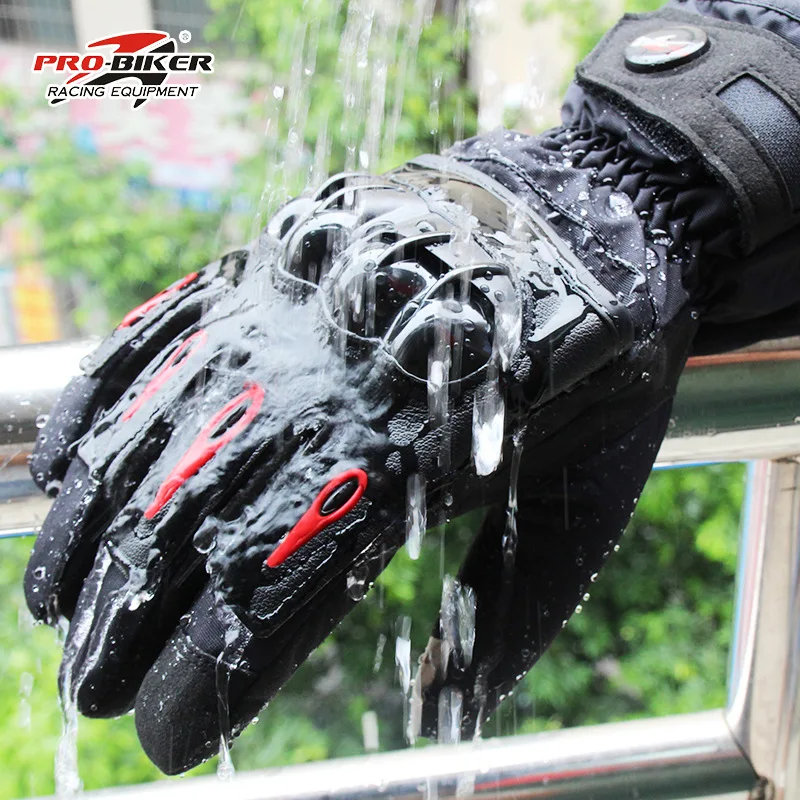 

China Wholesale Warm Waterproof winter men and women racing Touchscreen Motorcycle Gloves