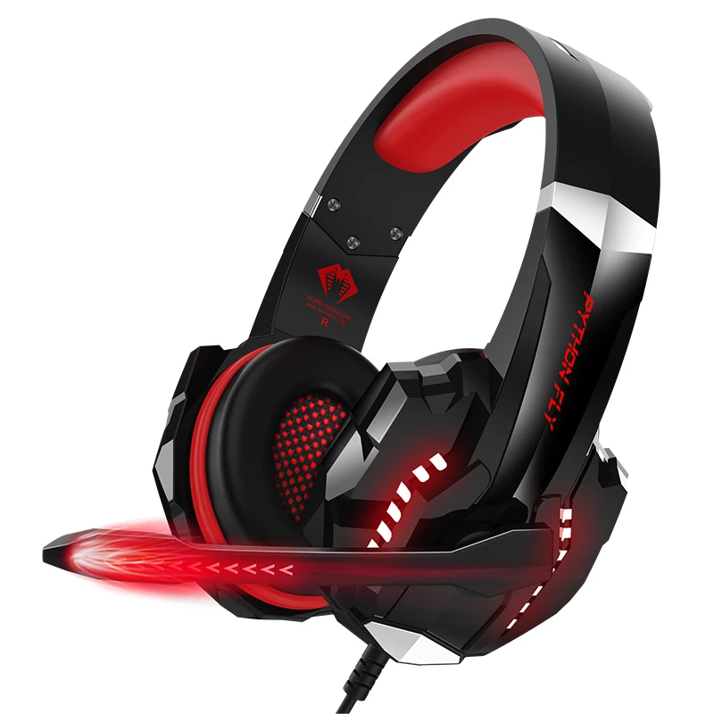 

Free Sample PYTHON FLY G9000 Pro Headphone Gaming Headphones 7.1 Headset USB For PS5 PC Xbox