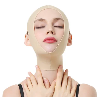 

Double Chin Reducer Patch Facial Shaper Bandage Face Lifter Strap Chin Slimmer Belt, Beige