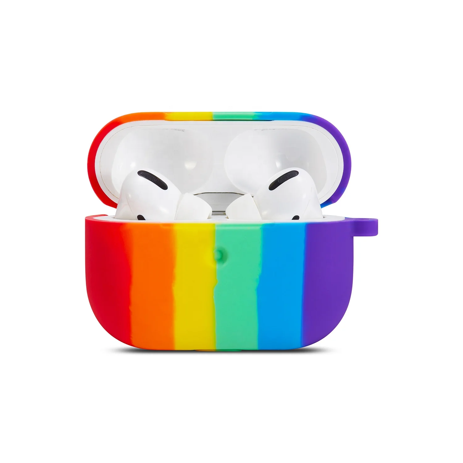 
Girly Rainbow Silicone For Apple Airpods Airpod Keychain Case Airpod Cases 2020 
