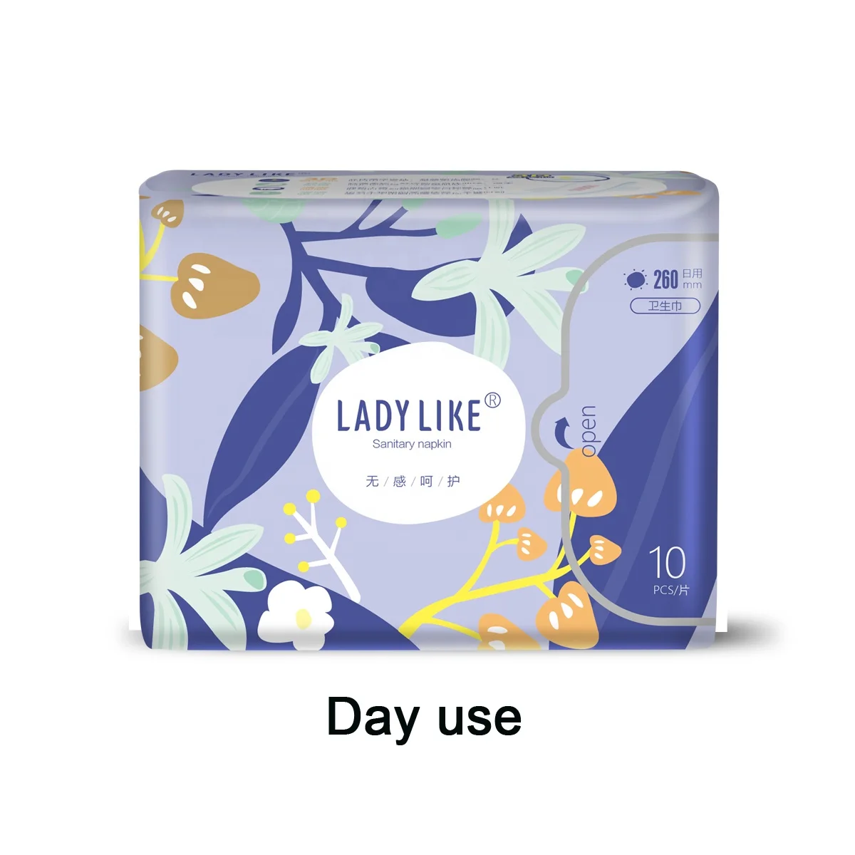 

Hot Sale Disposable Natural Sanitary Napkin Herbal Custom-made Pads for Women herbal feminine sanitary napkins