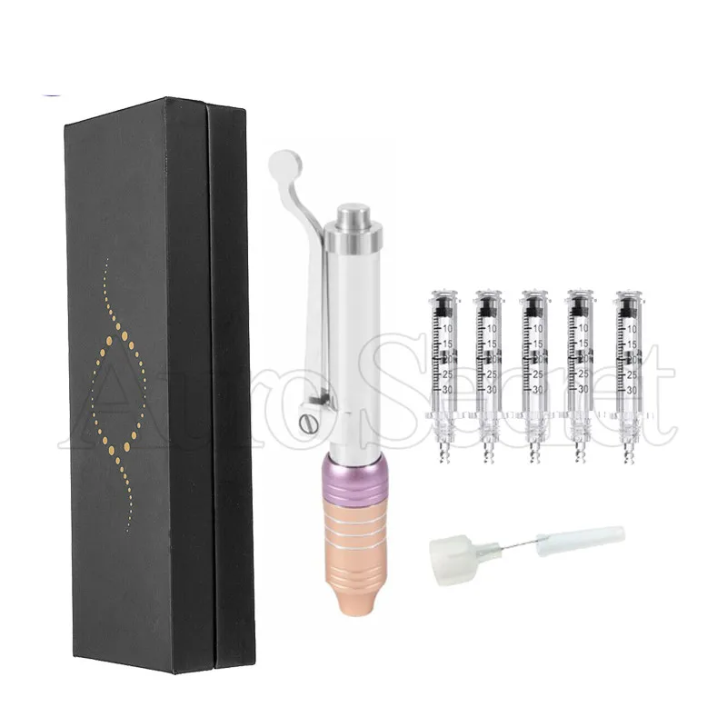 

Hyaluronic acid gel injection anti wrinkle lip plumps needle free pen with ampoule