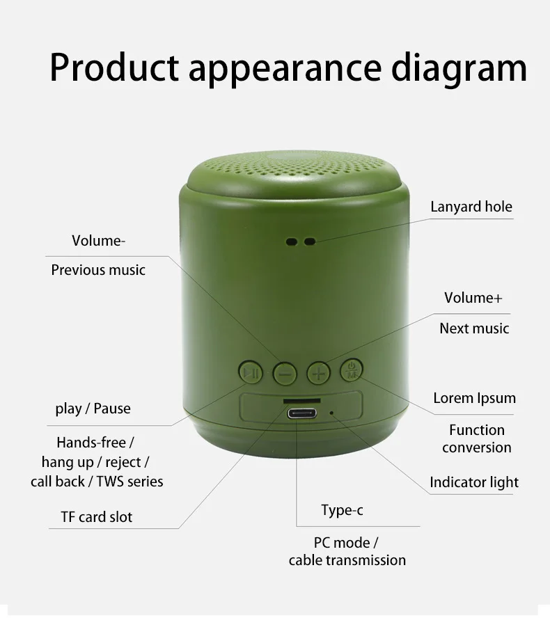 Cheap Waterproof outdoor wireless mini portable Blue tooth speakers - ANKUX.COM