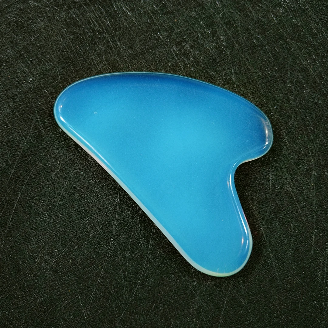 

New Shape Heart Opalite Stone Gua Sha Facial Scraping Massage Tools Face Body Anti-aging Therapy Guasha Board