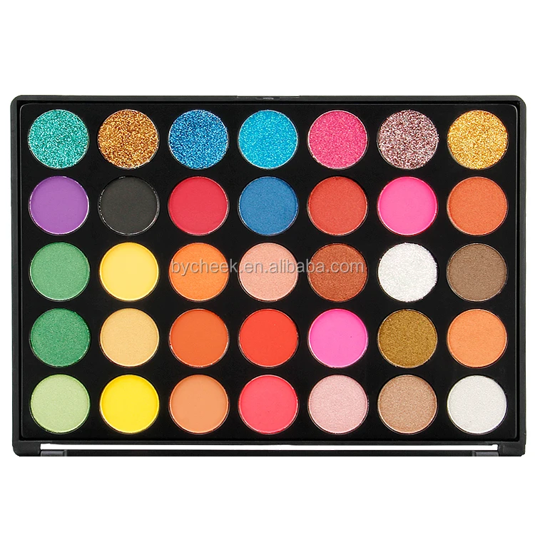 

Free samples cosmetics makeup 35 color eyeshadow private label