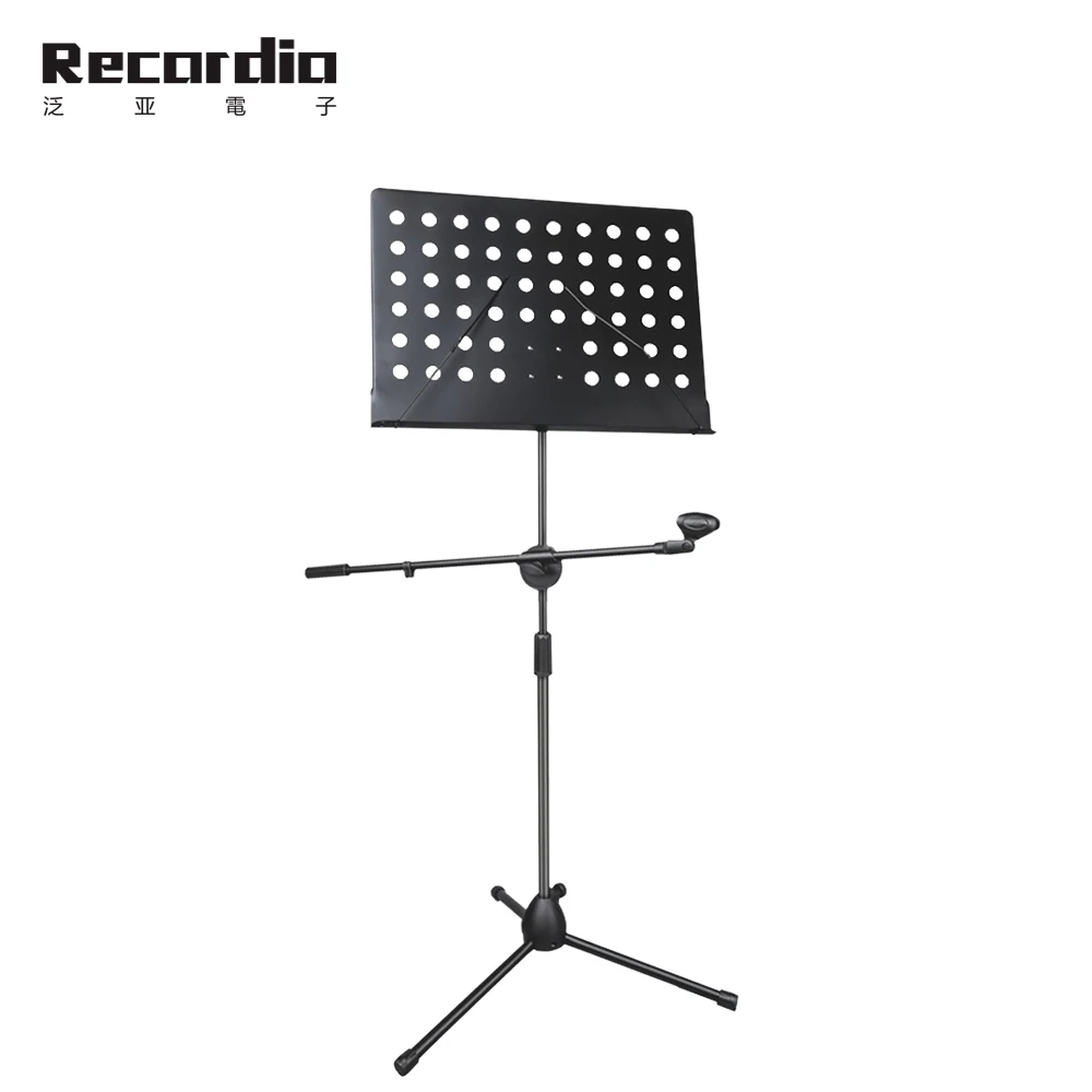 

GAZ-501 Wholesale High quality detachable cantilever music stand telescopic music note stand adjustable sheet music stand, Black