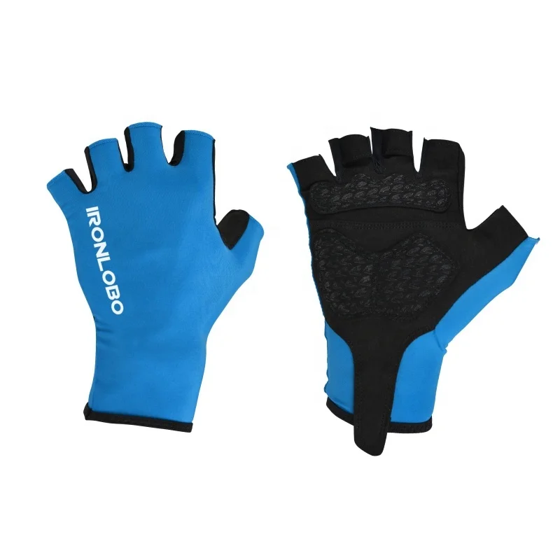 

OEM Logo Fingerless Bike Sports MTB Youth Cycling Gloves, Pink/orange/black/blue/red/custom color