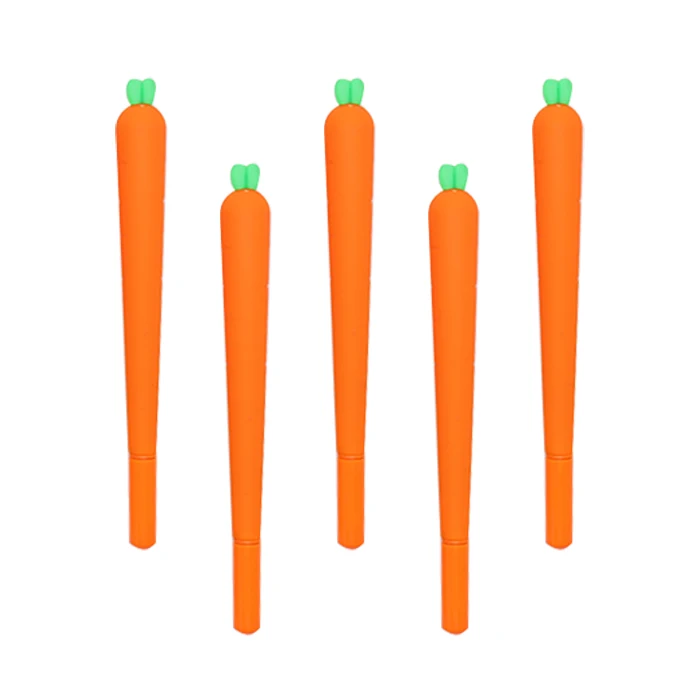 

Carrot-shaped custom logo signature creative cartoon stationery personalized pen