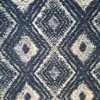 Free sample blue cream chenille upholstery geometric curtain furnishing sofa fabric available In many colours