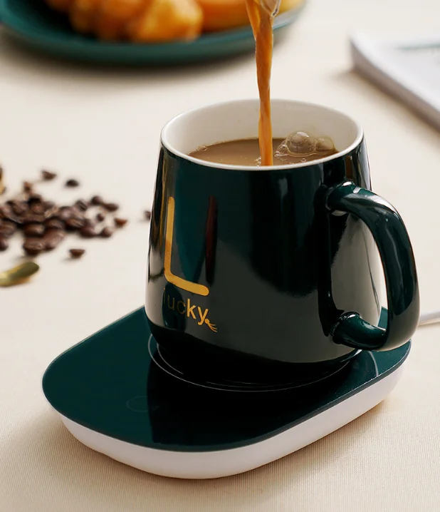 

Constant temperature coaster 55 degrees heating insulation coaster