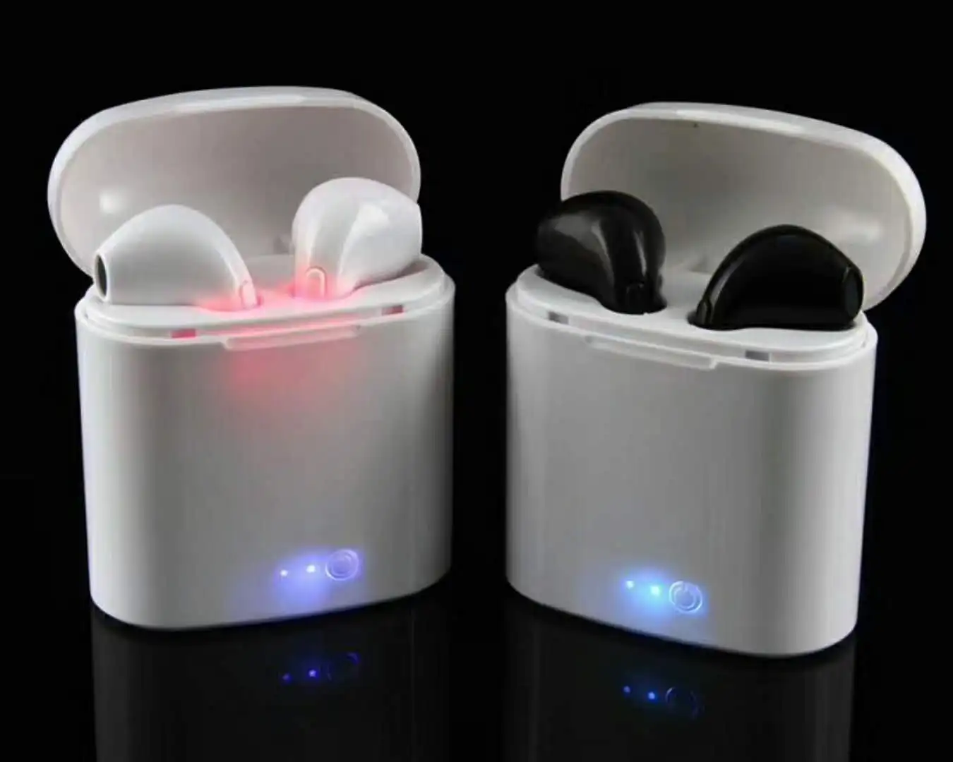 i7/i7s tws /i8/i9/i9s TWS wireless earphone Sports portable music earphones LED wireless stereo headphone auriculares inalambric - ANKUX.COM