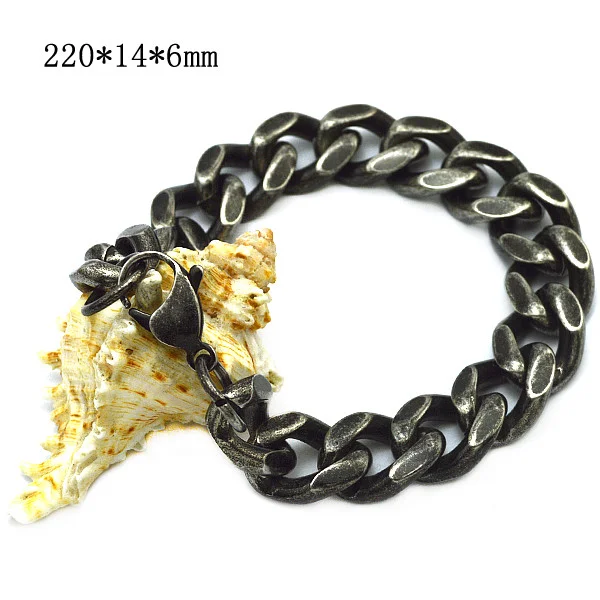 

2019 high quality hot selling stainless steel biker punk heavy mens bracelets jewelry, As picture