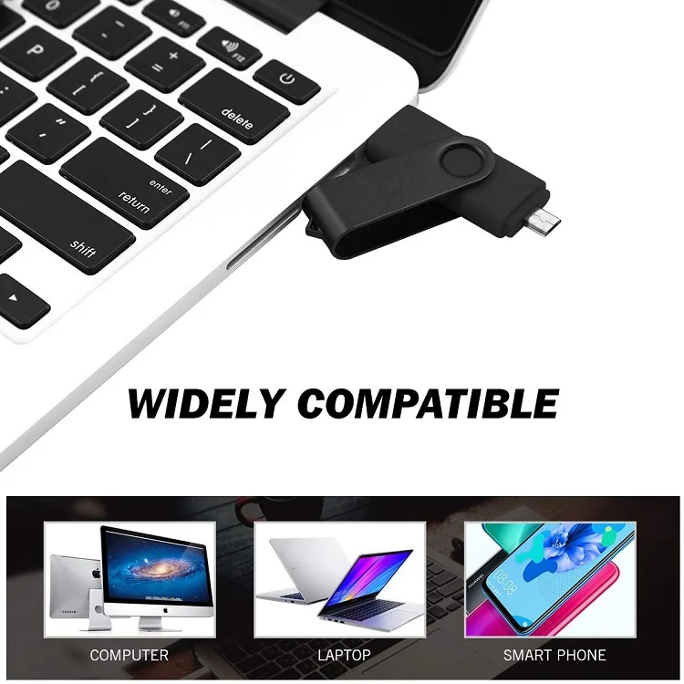 OTG USB Flash Drive 128GB 64GB 32GB 16GB 8GB 4GB 2GB Pen Drive Smartphone Pendrive OTG 2.0 USB Flash Drive - ANKUX.COM