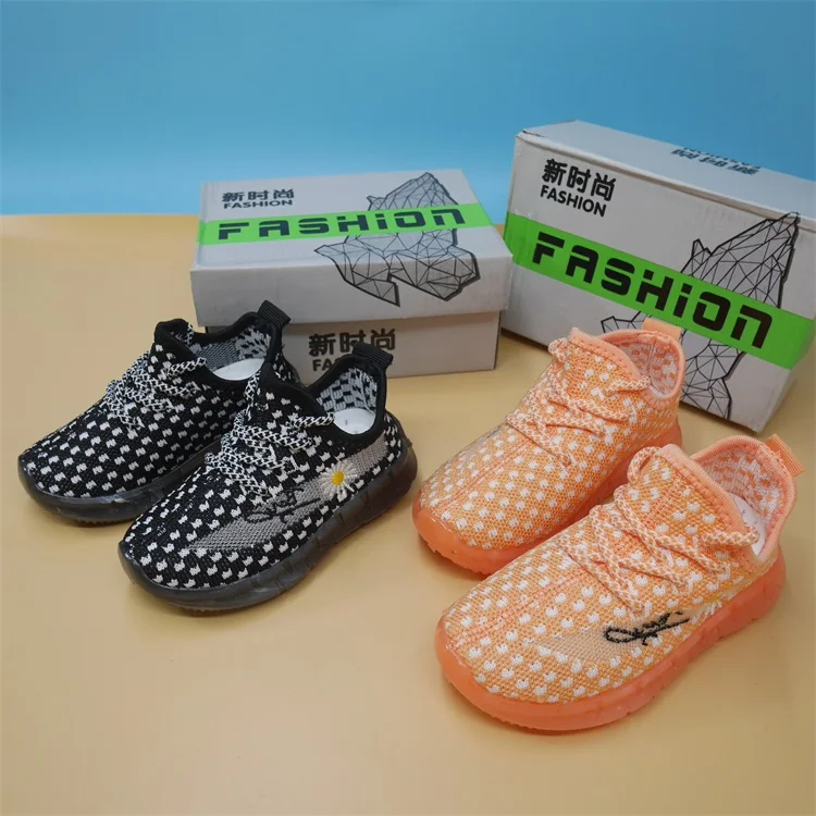 

B-3 New Arrival authentic wholesale casual sneakers comfortable walking shoes boys fly knit mesh running shoe