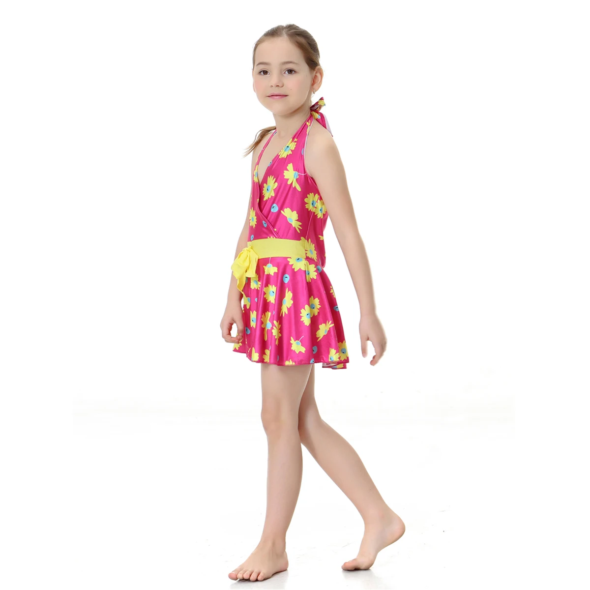 Kids Girls Muslim Swimwear Arab Indonesia Malaysia Swimming Dress - Buy ...