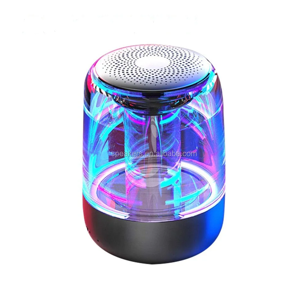 C7 Portable Bluetooth 5.0 Speaker Transparent LED Luminous Subwoofer TWS 6D Surround HIFI Stereo Cool Audio For Mobile Phone - ANKUX.COM