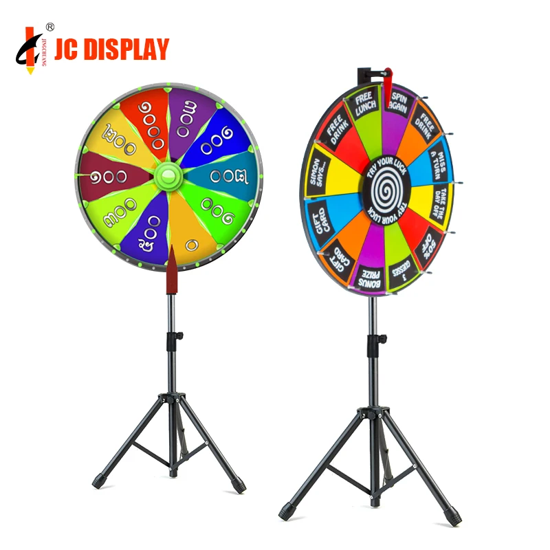 

Round Plastic Edge Diamond Grinding Spin Tabletop Prize Wheel