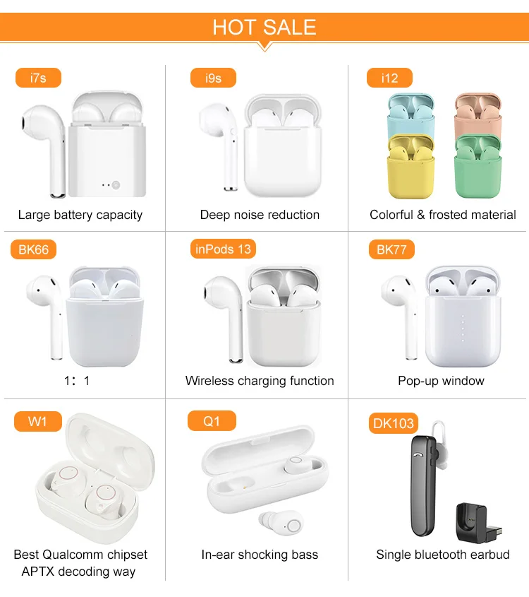 Sport Small Noise Cancelling Blue tooth TWS Wireless Earphone Headphones Gamer Earbuds With Mic Wireless TWS - ANKUX.COM