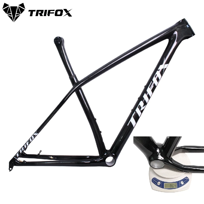 

2021 TRIFOX T800 New carbon mtb frame 29er carbon mountain bike frame 148*12 bicycle frame free, Black,yellow, red, green, blue, white or as order
