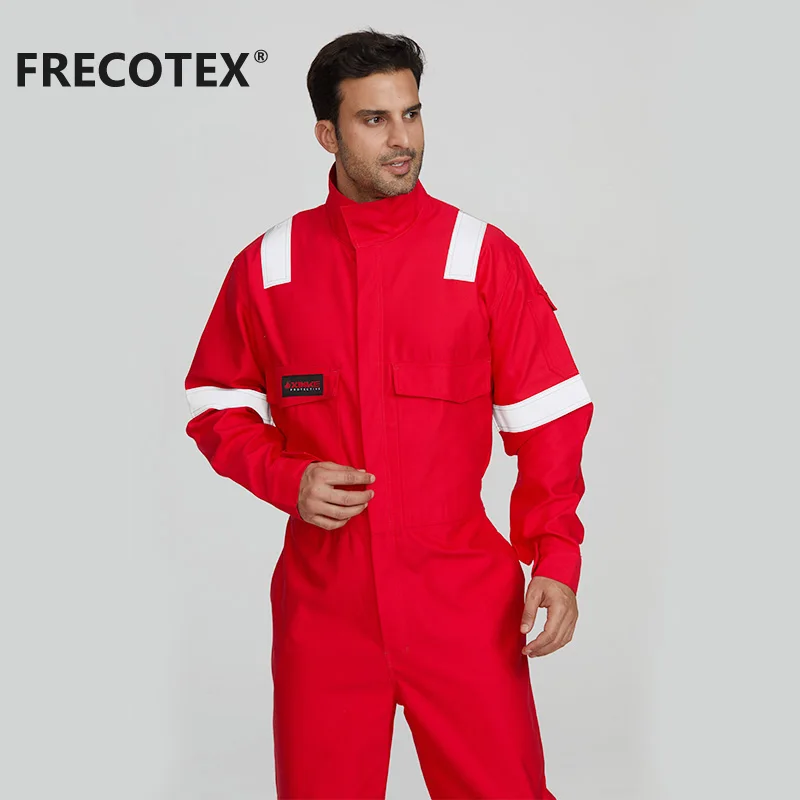 

FRECOTEX FREE SHIPPING mens outdoor safety engineer coverall work uniforms with logo, Orange, red, navy, royal blue