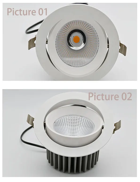 High Quality HotSale New  Fashion Style Dimmable Aluminium White Body  Round  Ceiling Downlight