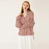Casual white shirt long sleeve women With New Currents