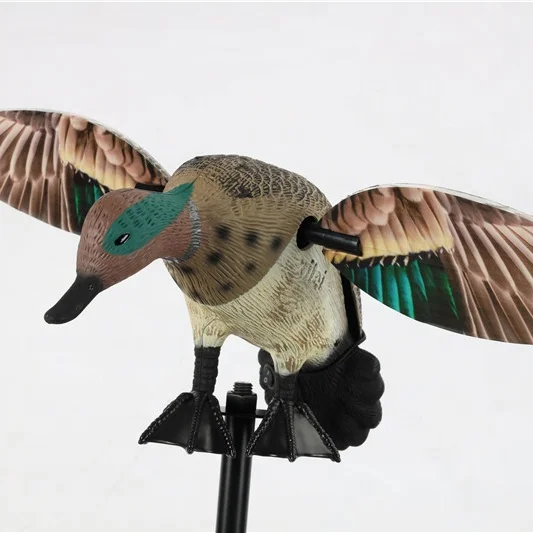 

Turkey Hunting Wholesale Teal Decoy Dc 6V Remote Control Hdpe Plastic Decoy Duck Motor Decoy With Spinning Wings From Xilei