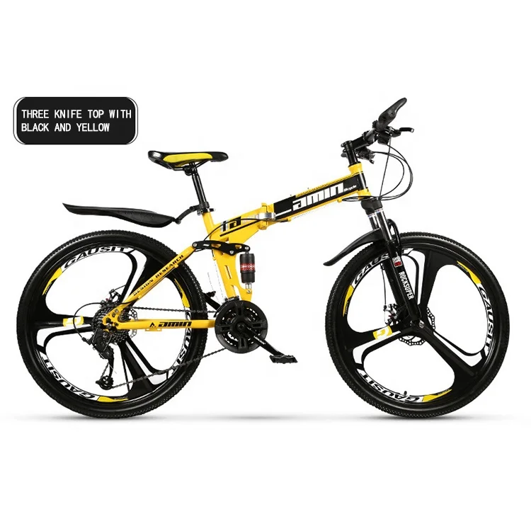 

2022 new arrivals full suspension electric mountain bike electric hi-ten steel mountain bike 21s, Customized color