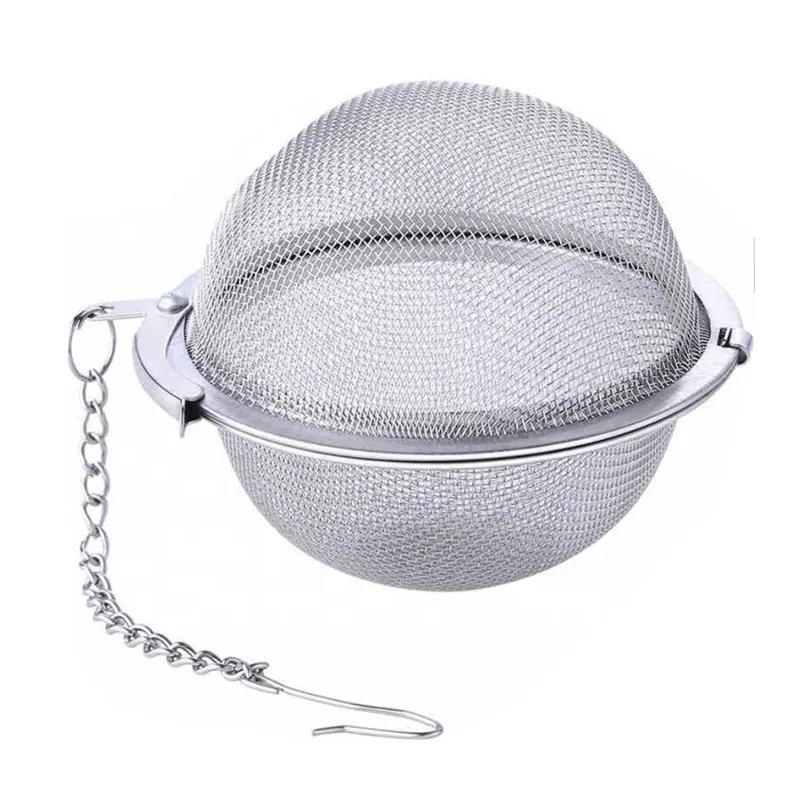 

Metal Herbal Tea Strainers Loose Leaf Tea Maker 4.5cm Mesh Tea Brewing Ball Infuser