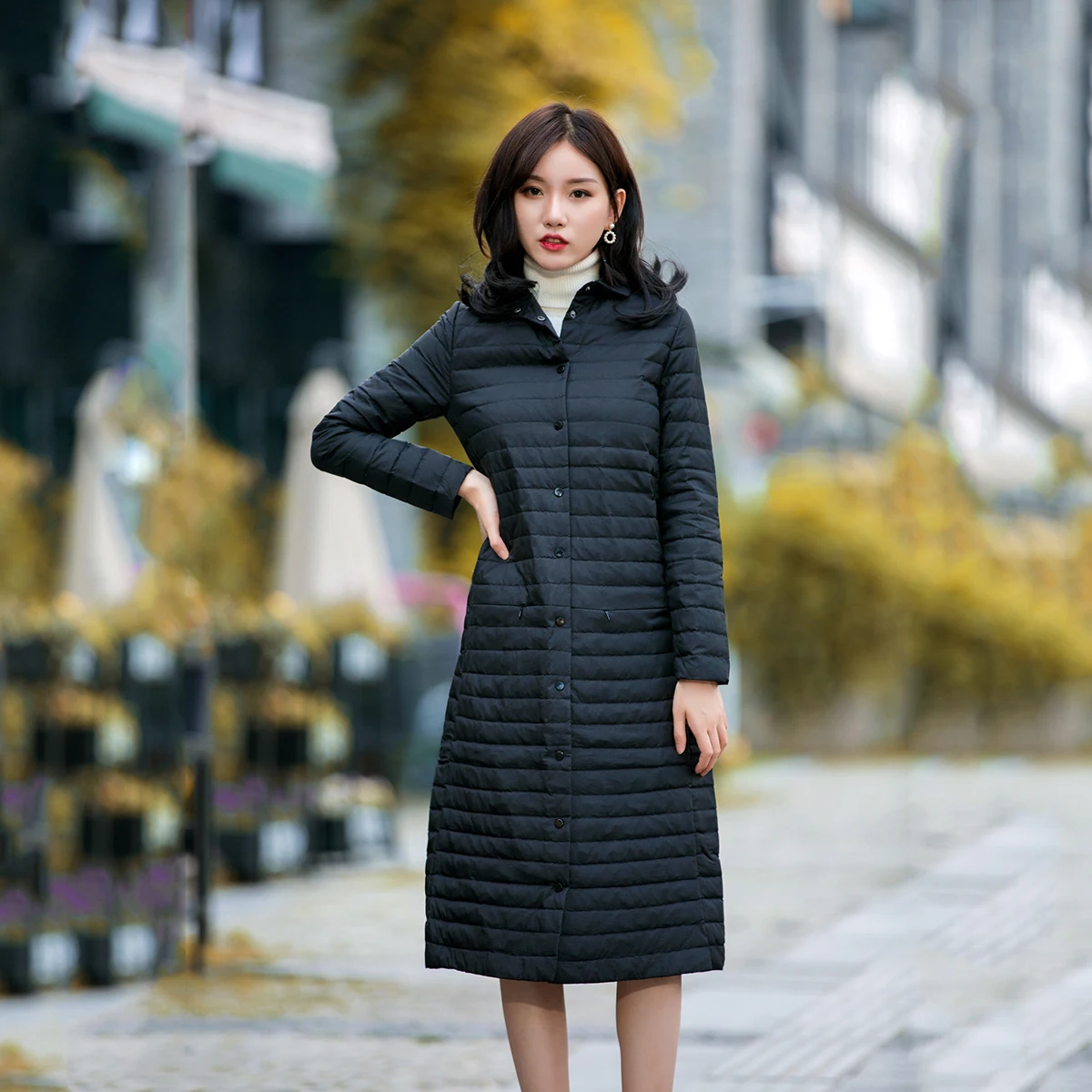 

Waterproof and warm New Women's Winter Down Jackets Ladies, Picture color