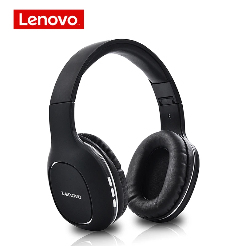 

Original Lenovo HD300 3.5mm wired headset HIFI stereo music Gaming BT wireless headphones earphones