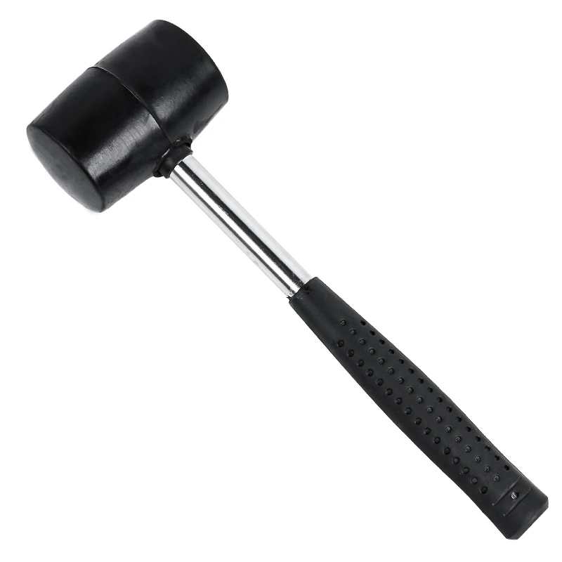 

Lebycle Bicycle Tool Rubber Mallet Hammer 260mm Multifunction Rubber Hammer With Tubular Steel Handle