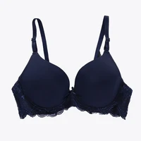 

Women's Lingerie Sexy comfortable ladies Plain Lace Full Coverage Push Up Underwire Padded Bra