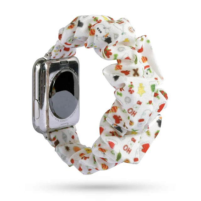 

for Apple Watch Series 5/4/3/2/1 38/40mm 42/44mm Christmas Gift Scrunchie Watch Strap