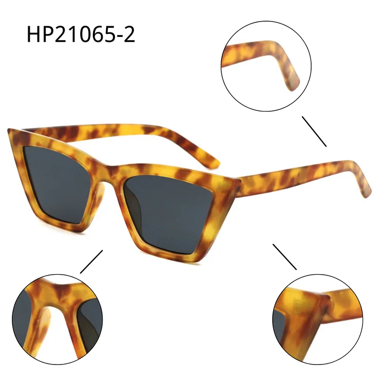 

VIFF HP21065 Rectangle Cat Eye Tortoiseshell Frame Eyewear Designer Sun Glasses Manufacturer Retro Unisex Sunglasses 2021