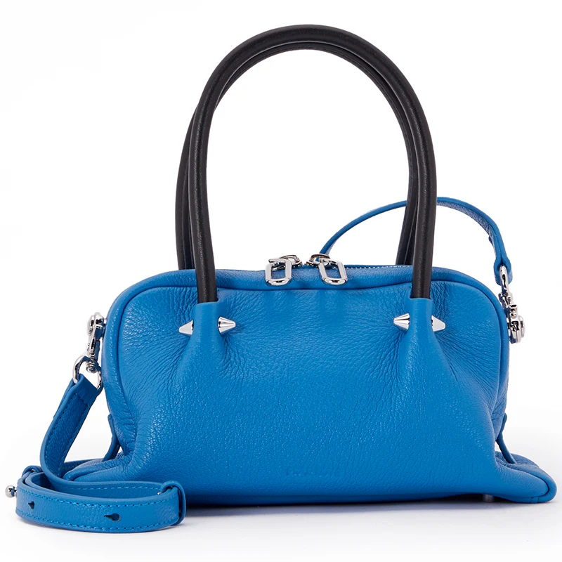 

POLE LOVE OEM designer fashion custom little monster luxury high-quality sheepskin shoulder bag messenger bags women handbag, Blue