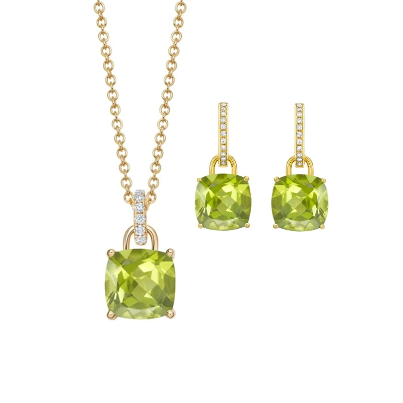 

ROXI 18K Gold plated Pendant Elegant 925 Sterling Silver luxury necklace women set