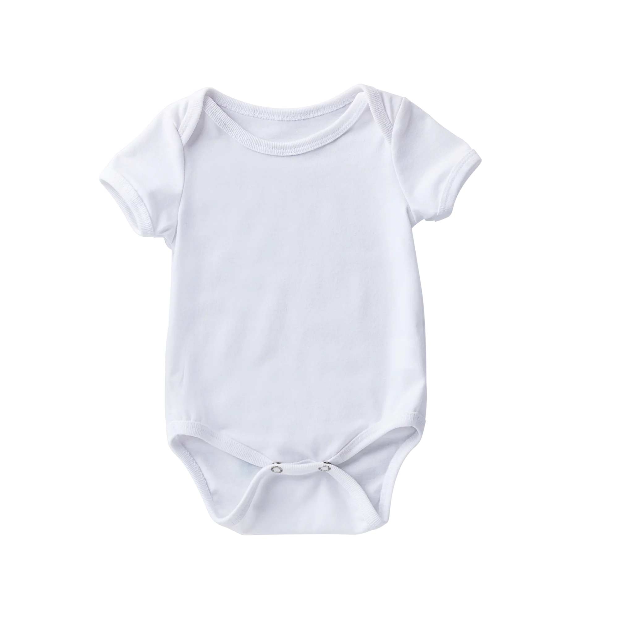 

Babany bebe Unisex Baby Bodysuit Boys Girls Pure White Blank Rompers Short Sleeve