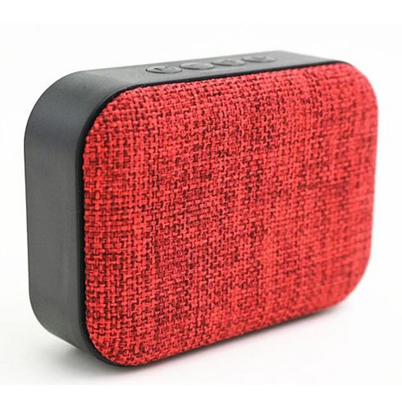 

Wholesale cheap portable Mini TWS T3 fabric wireless speaker, White/orange/red/black